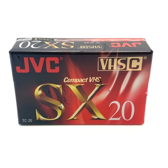 JVC Compact VHS-C 20/60 Minute Video Cassette TC-20SX - Picture 1 of 4